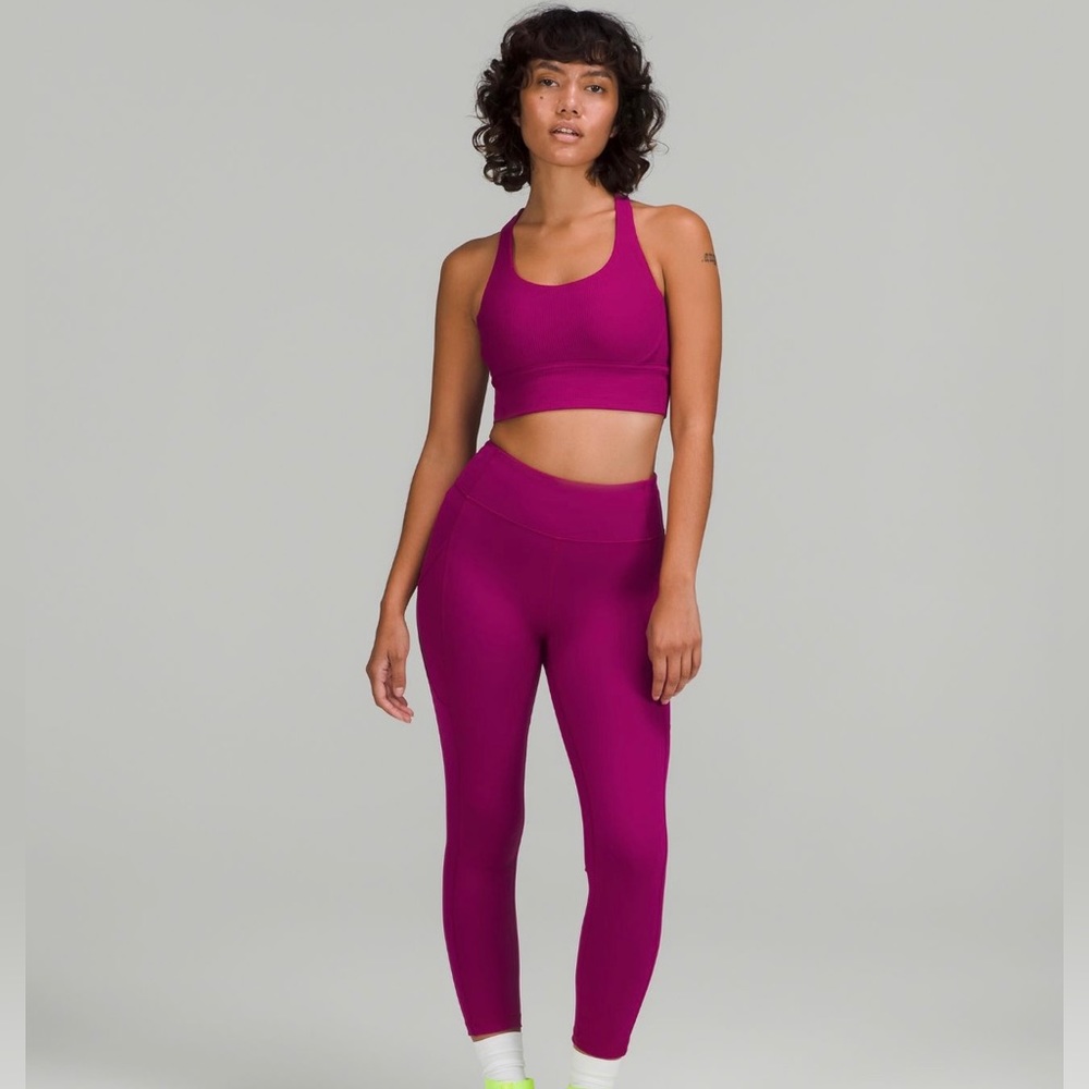 lululemon Energy Bra Longline Ribbed luxtreme